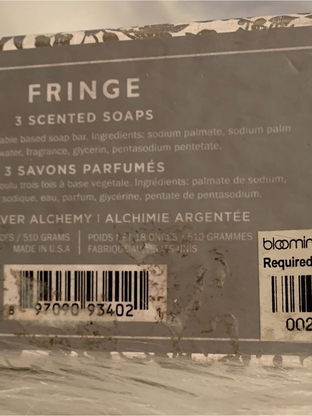 FRINGE ALCHEMY  COLLECTION3 scented soaps NIB - Picture 5 of 9